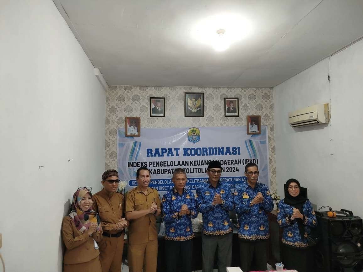 Pemkab Tolitoli Adakan Rakor Tingkatkan Indeks Pengelolaan Keuangan Daerah