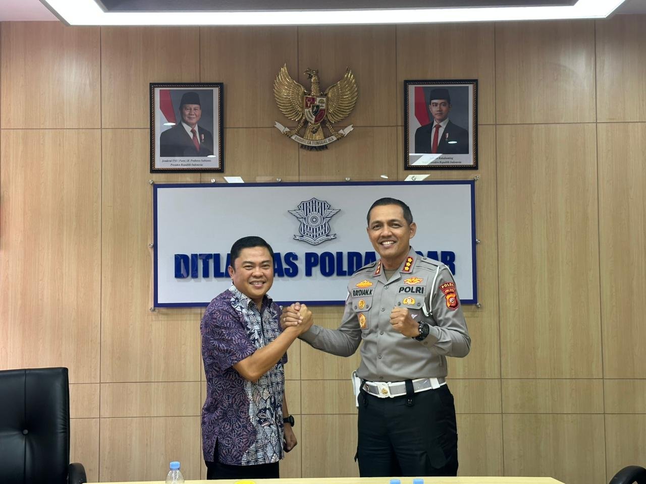 Silaturahmi Jasa Raharja Kanwil Jawa Barat Ke Direktorat Lalu Lintas Polda Jawa Barat