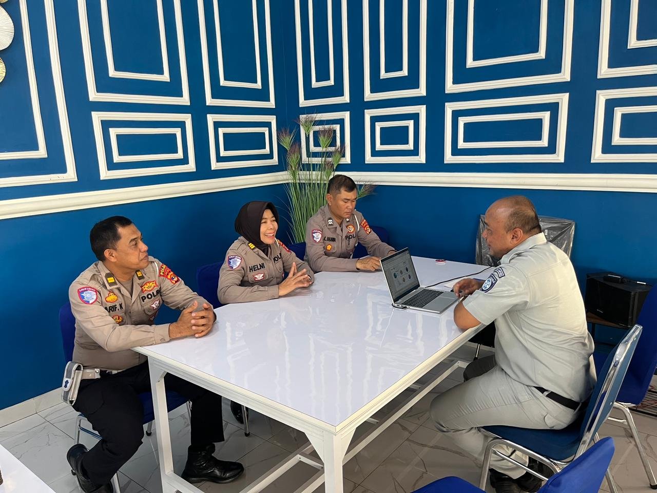 Jasa Raharja Kolaborasi bersama Mitra dalam Forum Lalu Lintas Angkutan Jalan (FLLAJ) Action Plan Keselamatan Transportasi di Titik Rawan Laka Lantas Kec.Natar Lampung Selatan