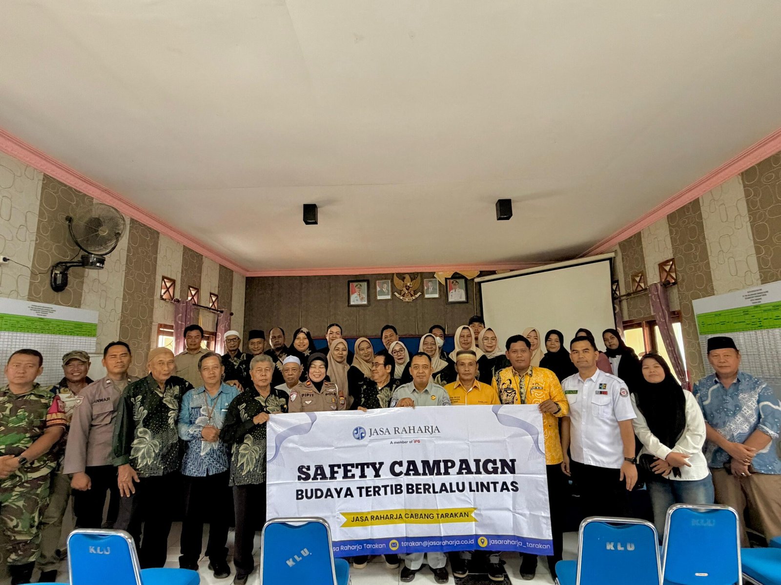 Sinergi Bersama Jasa Raharja Cabang Tarakan dan Kamsel Polres Tarakan: Kampanye Safety Campaign & Pelatihan Pertolongan Pertama (PPGD) di Kelurahan Lingkas Ujung