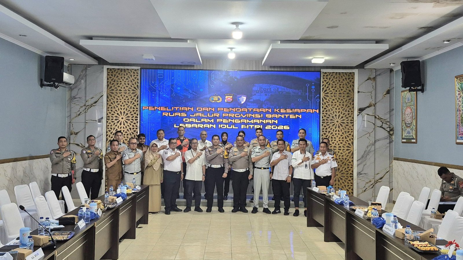 Penguatan Koordinasi Forum Lalu Lintas Angkutan Jalan Banten bersama Korlantas Polri untuk Lebaran 2026
