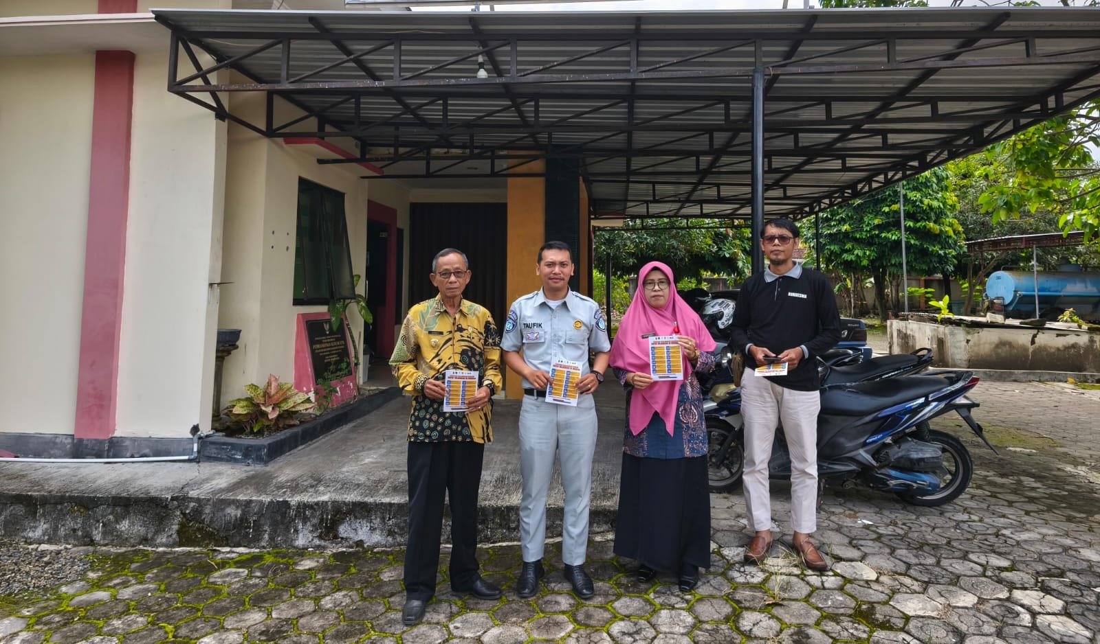 Jasa Raharja Sukoharjo Sosialisasikan Pembayaran Pajak Kendaraan Lewat BUMDes di Giritontro