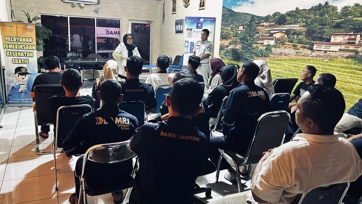 Tingkatkan Kesiapan Angkutan Lebaran, Jasa Raharja Gelar Layanan Kesehatan dan Pelatihan Darurat bagi Kru Bus Damri