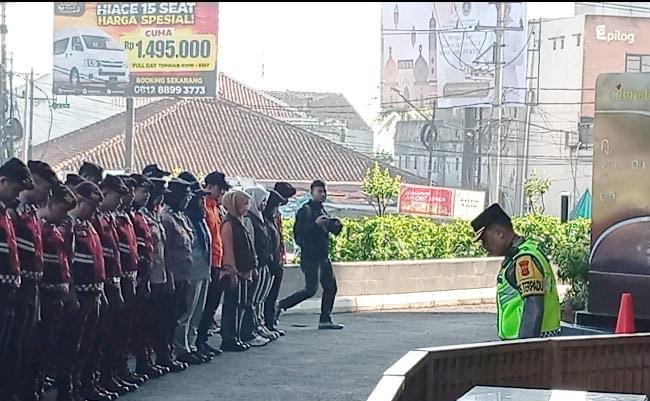 Jasa Raharja Cabang Sukabumi Apel Pagi Bersama Stakeholder di Posyanter Tugu Gentur