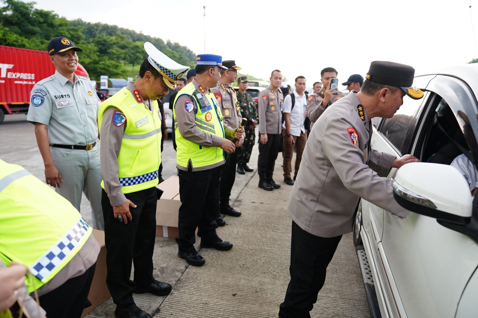 Pemantauan Operasi Ketupat 2026 di Pos Terpadu Kalikangkung, Jasa Raharja Dukung Pengamanan Arus Mudik dan Balik Lebaran