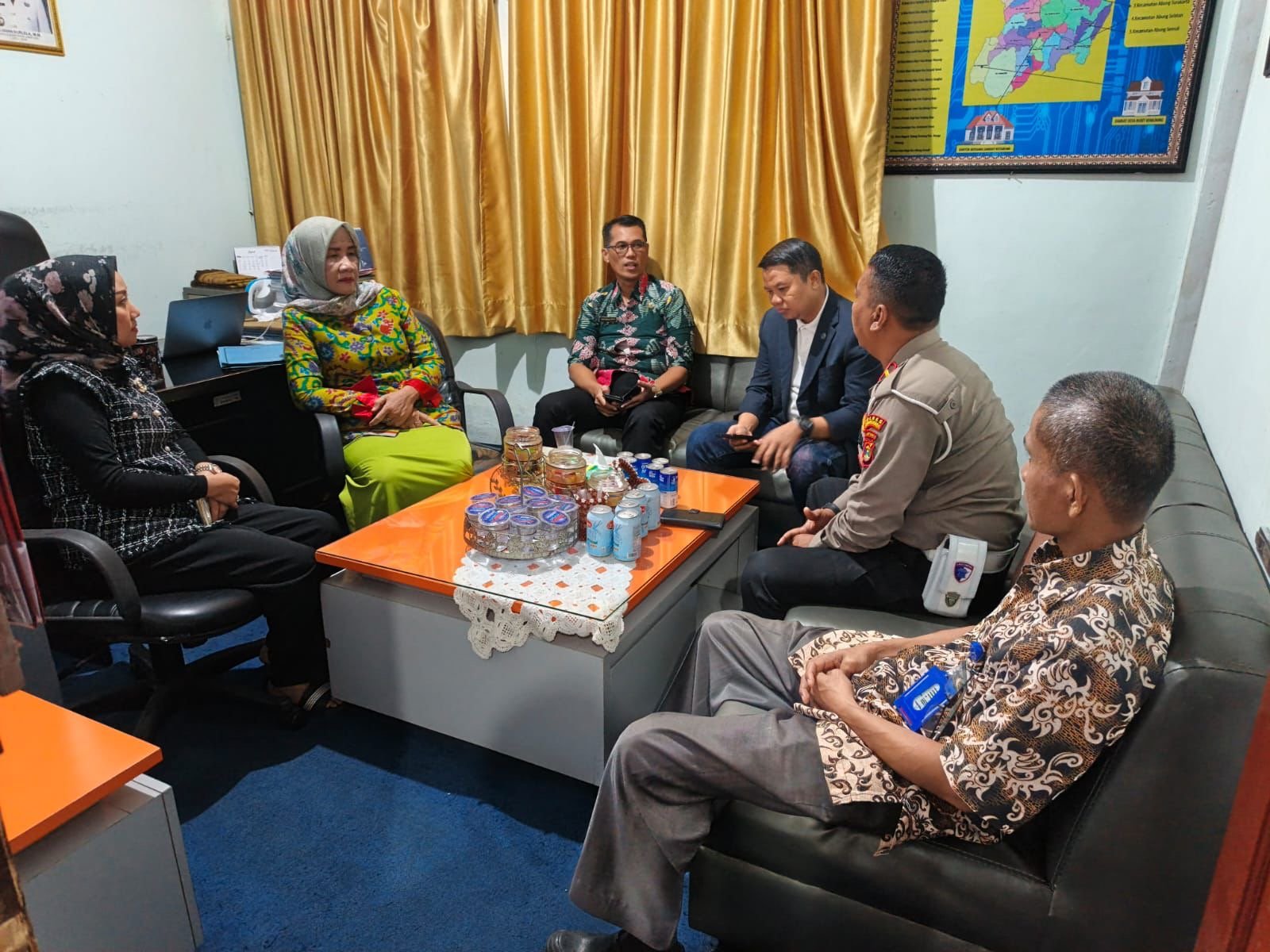 Dorong Optimalisasi PKB dan SWDKLLJ, Kepala Cabang Kotabumi Evaluasi Kinerja Samsat