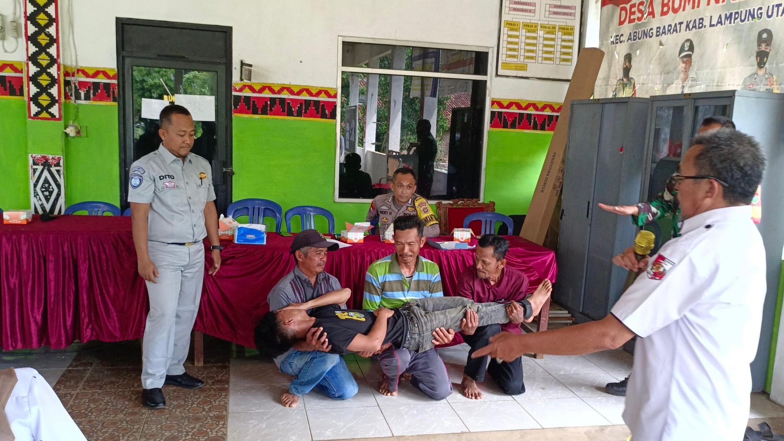 Upaya Preventif, Jasa Raharja Kotabumi Berikan Edukasi Keselamatan dan PPGD kepada Masyarakat Abung Barat