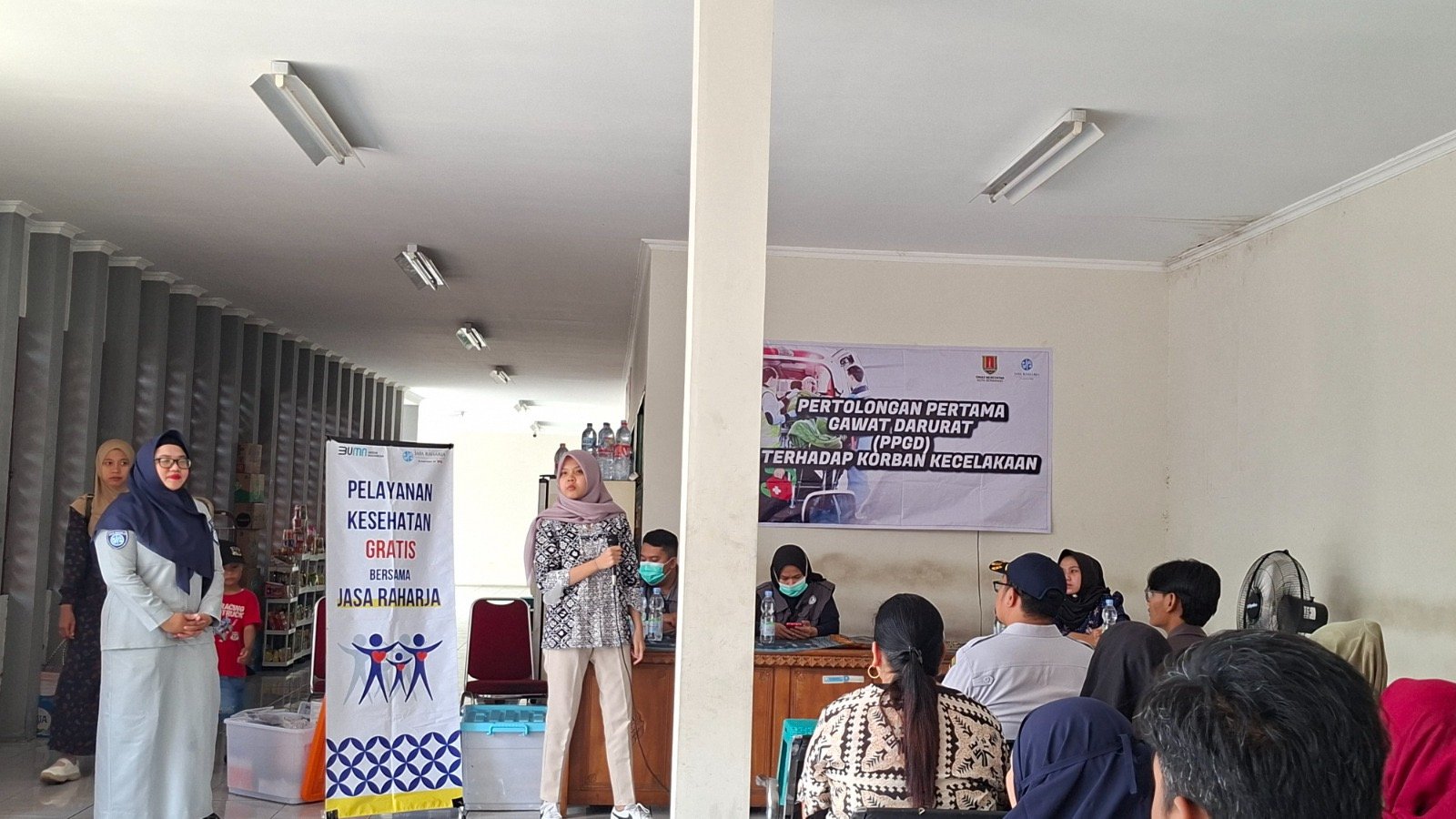 Jasa Raharja Semarang Gandeng Dua RS Gelar MUKL dan PPGD di Terminal Cangkiran