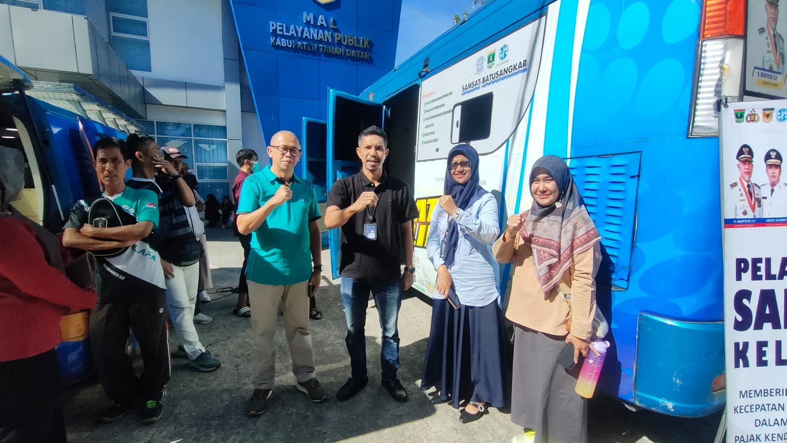 Jasa Raharja Sumatera Barat Dukung Samsat Keliling Serentak di CFD Batusangkar, Padang Panjang, dan Kota Solok