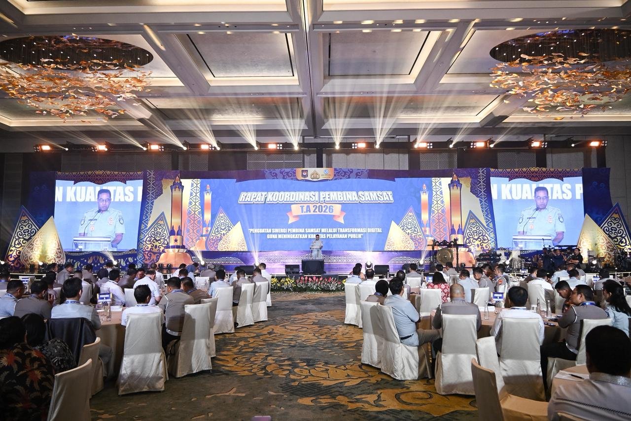 Jasa Raharja Perkuat Transformasi Digital dalam Rakor Pembina Samsat 2026 di Semarang