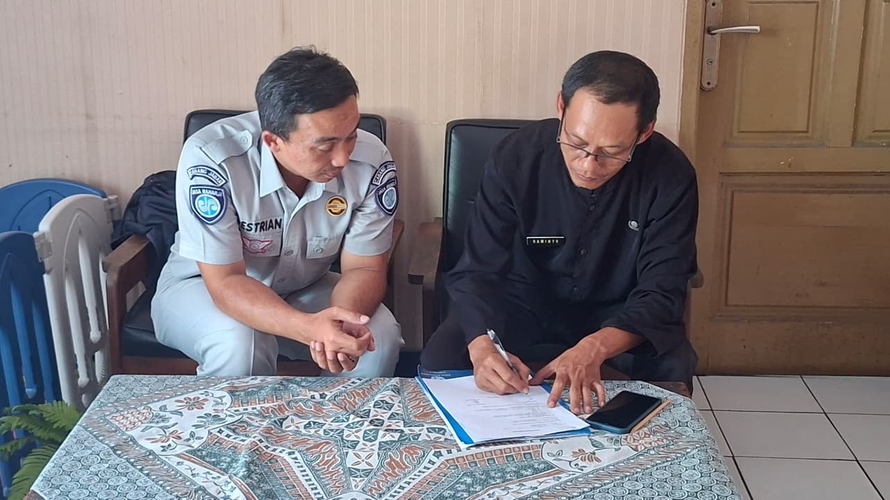 Petugas Samsat Kota Banjar Laksanakan Kegiatan SIGAP Instansi ke Dinas Kesehatan Kota Banjar