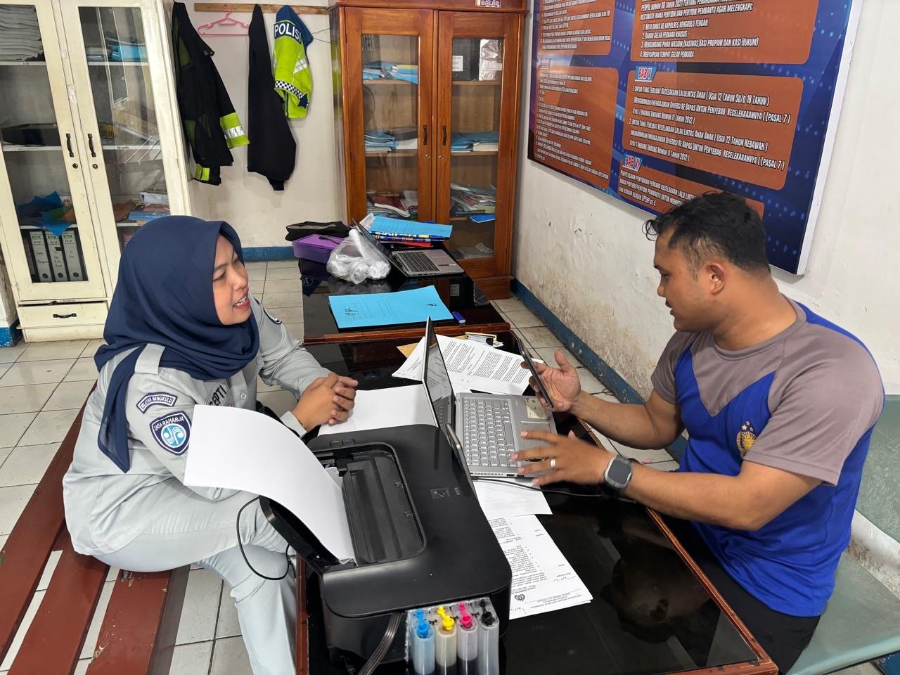 Jasa Raharja Bengkulu Perkuat Koordinasi dengan Satlantas Polresta Bengkulu Tengah untuk Percepatan Penerbitan Laporan Polisi