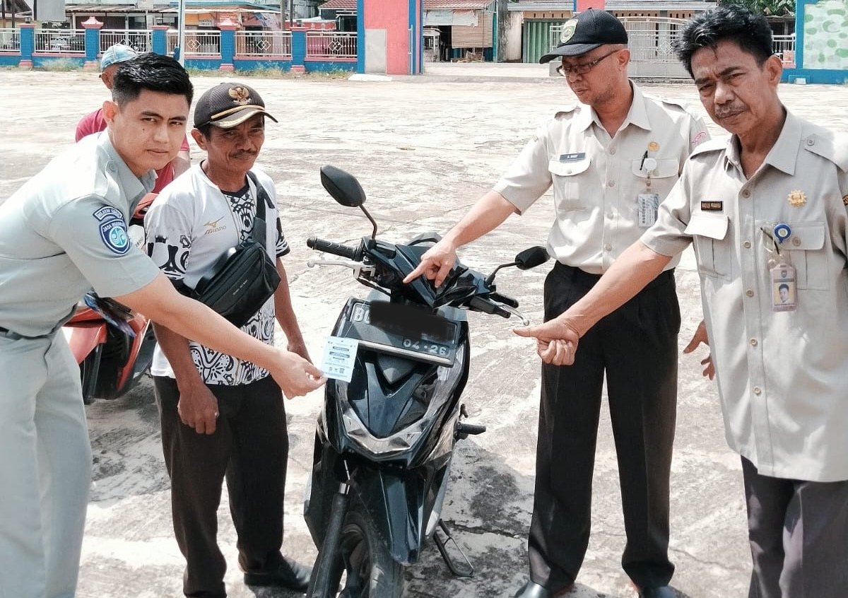 Sinergi Jasa Raharja dan Tim Pembina Samsat Musi Banyuasin 2 dalam Siguntang Menyapa untuk Optimalkan Pendataan Kendaraan Bermotor