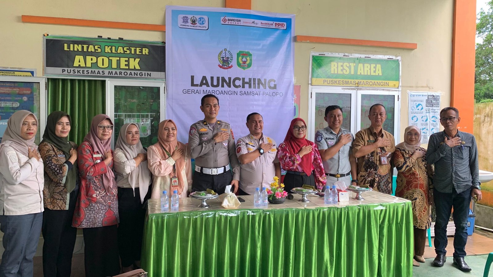 Dukung Kemudahan Layanan, Jasa Raharja Palopo Bersama Samsat Palopo Gelar Launching Gerai Samsat Moroangin
