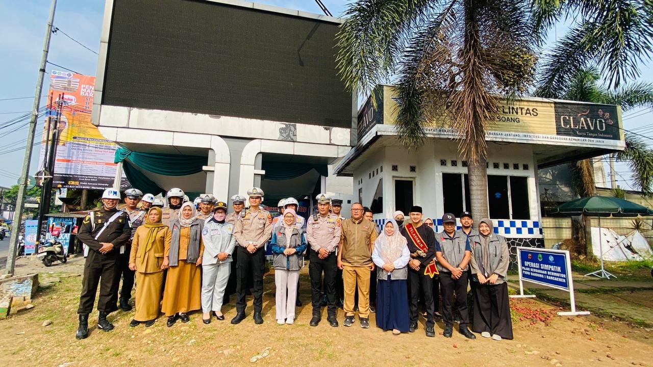 Jasa Raharja Samsat Rancaekek Ikuti Operasi Gabungan dan Berikan Apresiasi kepada Wajib Pajak