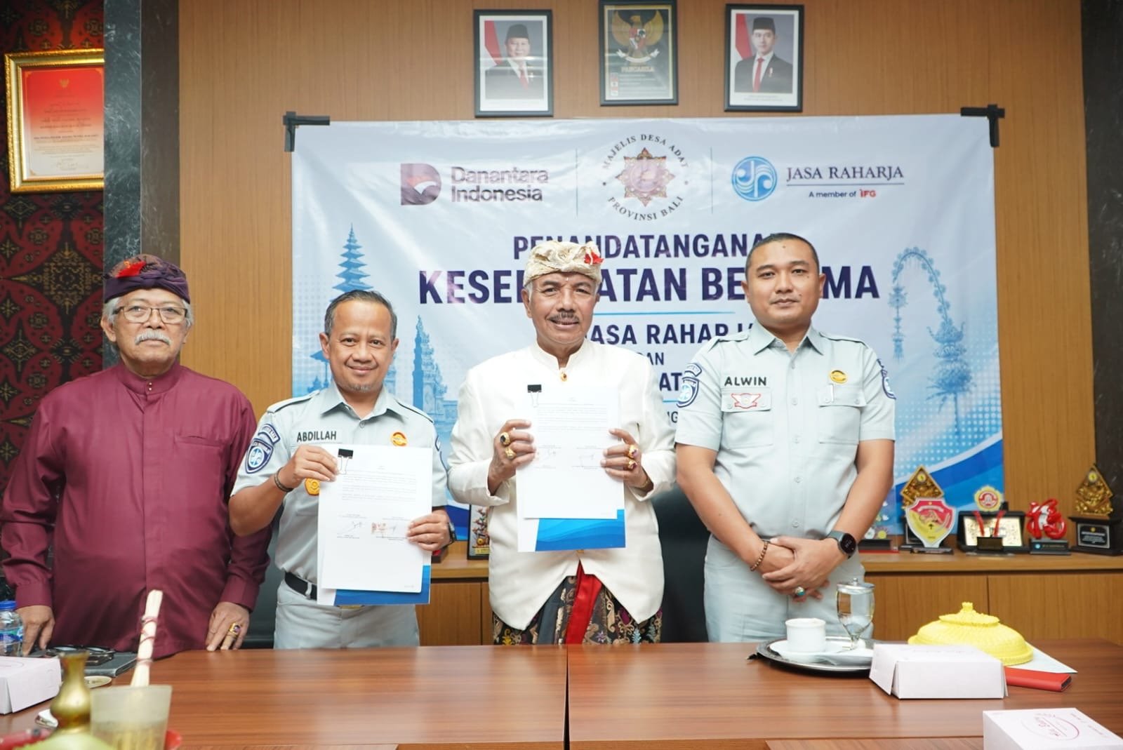 Jalin Kesepakatan Bersama Jasa Raharja dan Majelis Desa Adat Bali Perkuat Peran Desa Adat untuk Keselamatan Lalu Lintas