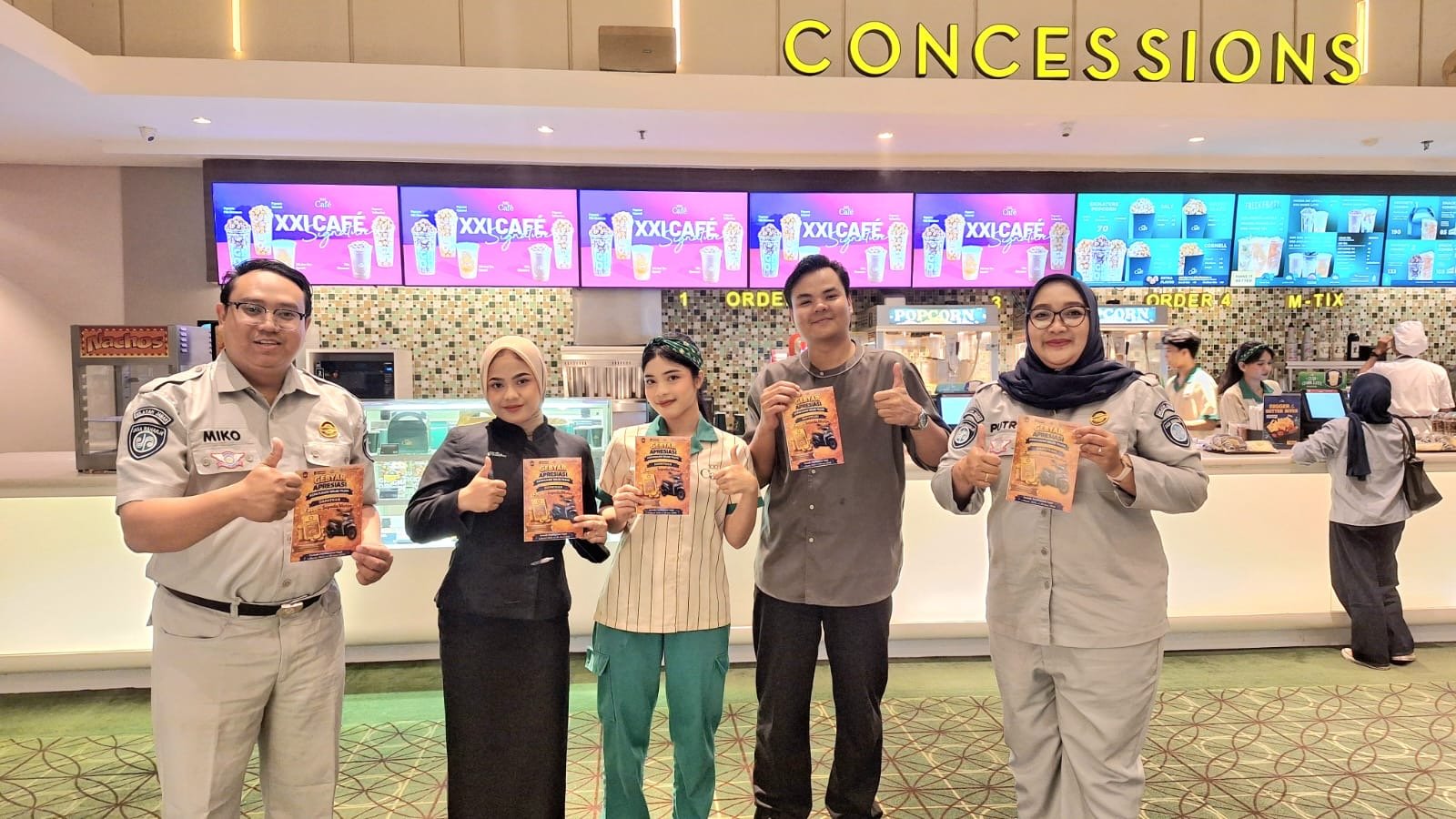 Wujud Negara hadir, Jasa Raharja Cabang Cirebon Sosialisasikan Gebyar Apresiasi Wajib Pajak Di Cinema XXI CSB Kota Cirebon