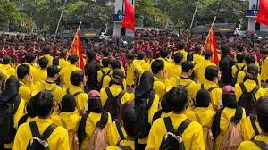 Demo di Kawasan Semanggi, Jalan Layang Ditutup Sementara, Pengendara Dialihkan