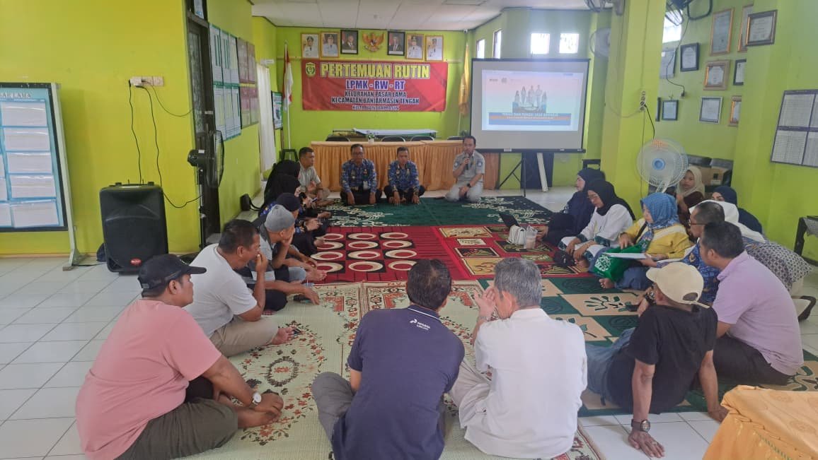 Jasa Raharja Kalsel Kenalkan Peran dan Fungsi kepada Warga Kelurahan Pasar Lama