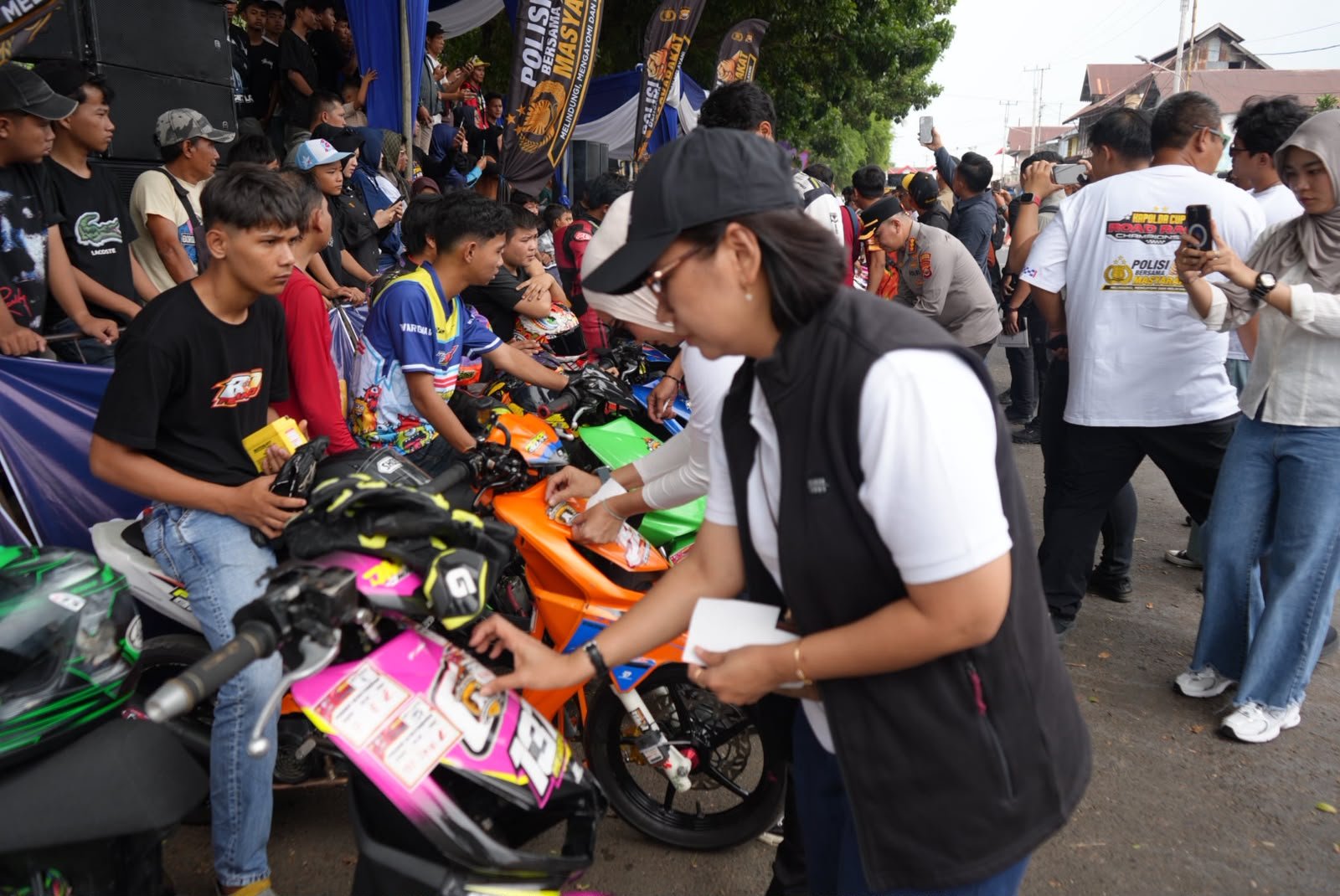 Hadiri Kapolda Cup Road Race Championship 2026 Day II, PTJasa Raharja (Persero) Bengkulu Dorong Budaya Balap Aman dan Keselamatan Berlalu Lintas